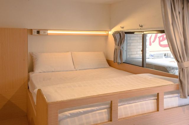 Fun Inn Taipei Hostel 瘋台北青旅-高級背包雙人床（男女合宿）-1