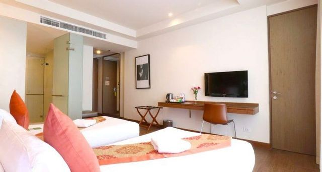 On 8 Sukhumvit Nana Bangkok-Saffron Premier Twin Room (Room only)-3