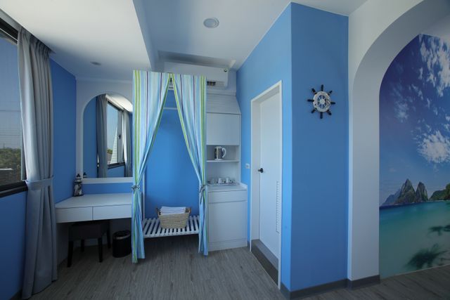 Tong Lehui theme paternity bed and breakfast-201 Mediterranean Ocean - Vacation Triple Room-3