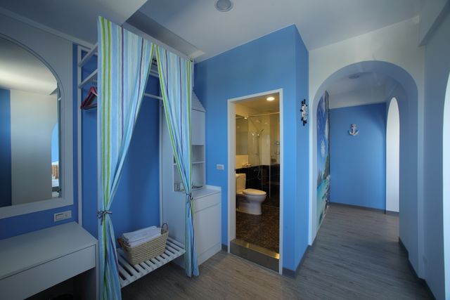 Tong Lehui theme paternity bed and breakfast-201 Mediterranean Ocean - Vacation Triple Room-4