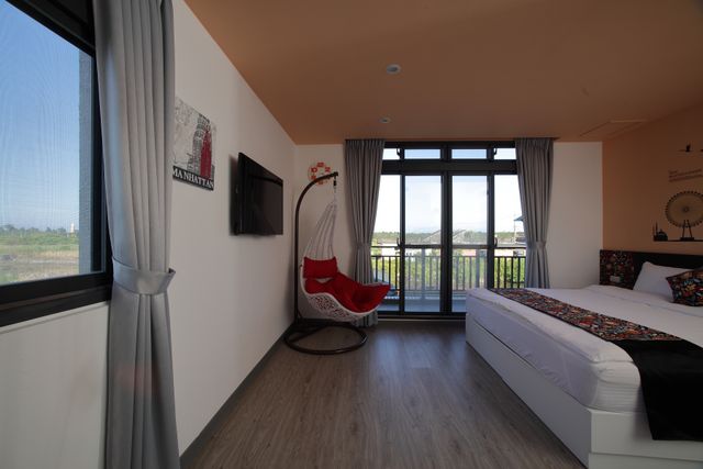 Tong Lehui theme paternity bed and breakfast-203 Fashion Design - Romantic Double Room-2