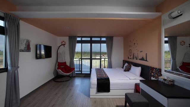 Tong Lehui theme paternity bed and breakfast-203 Fashion Design - Romantic Double Room-3