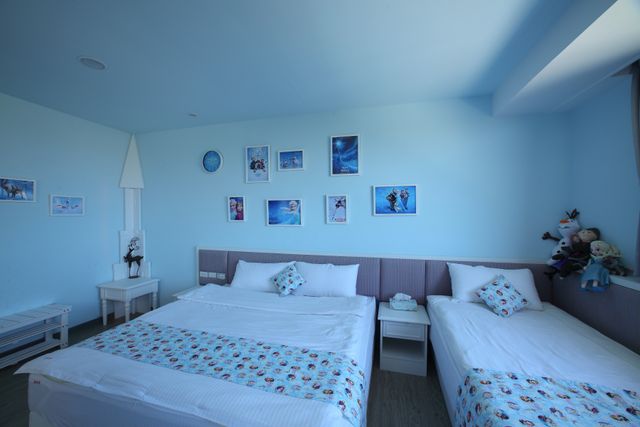 Tong Lehui theme paternity bed and breakfast-301 Ice Castle-VIP floor in the fourth floor-2