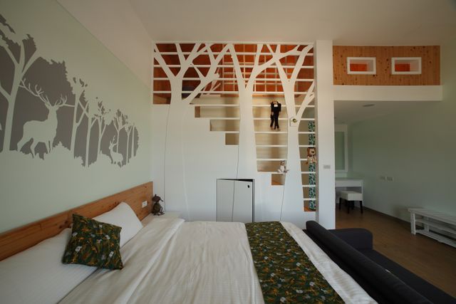 Tong Lehui theme paternity bed and breakfast-302 Forest Tree House - VIP floor in the fourth floor-3