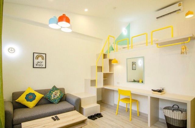 The Ellis Bangkok-Chic loft style double room with extra sofa bed-1