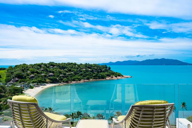 蘇梅灣濱奢華別墅（Samui Bayside Luxury Villas）-现代四卧室豪华别墅，私人泳池，美丽海景-1