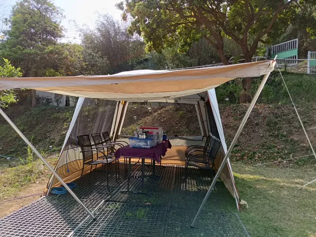 每組皆設獨立炊事帳+炊事工具