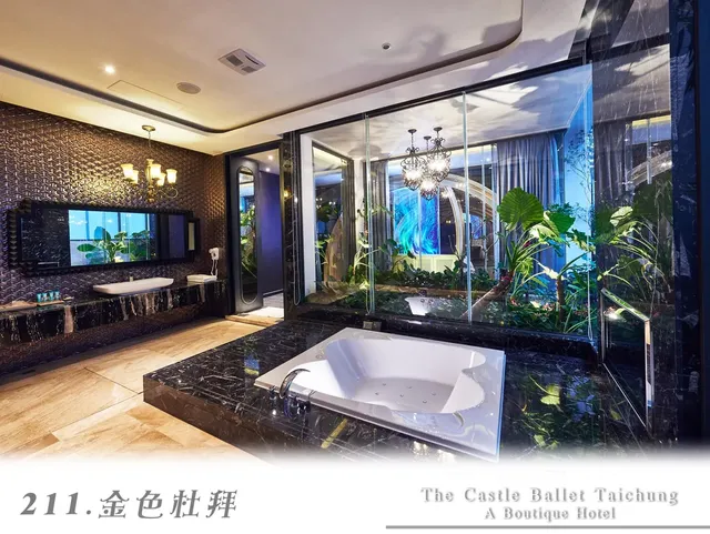 台中芭蕾城堡酒店 |  親子友善主題客房 |-D-城堡家庭雙人套房(一房一車位)-5
