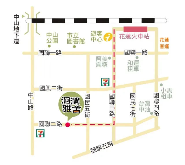 洄瀾雅舍民宿 -近車站.東大門夜市-洄瀾四人房(4F)-6