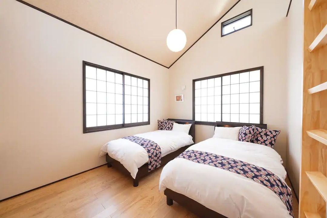 两层日式包栋旅居｜最多6人/2房1厅/2卫1浴/隅田川景/浅草站步行8分