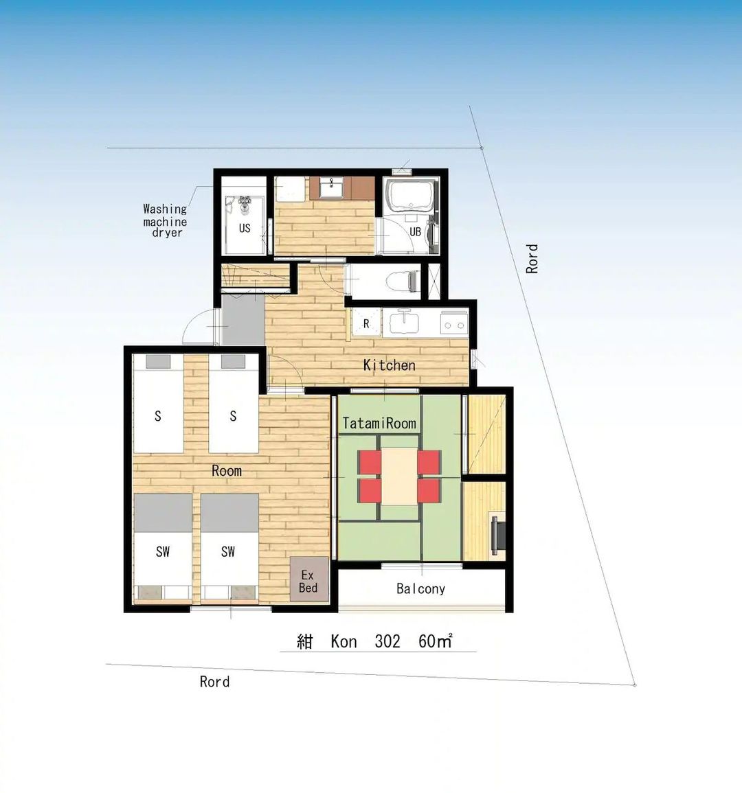 4min walk from sation/Edo-era street/Shopping area/Apartment hotel with kitchen