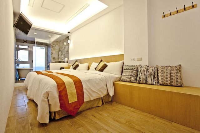 墾丁旅店-大灣館 l 近墾丁大街、絕美海景-面海浴缸四人房(Quadruple room with Sea View)-1