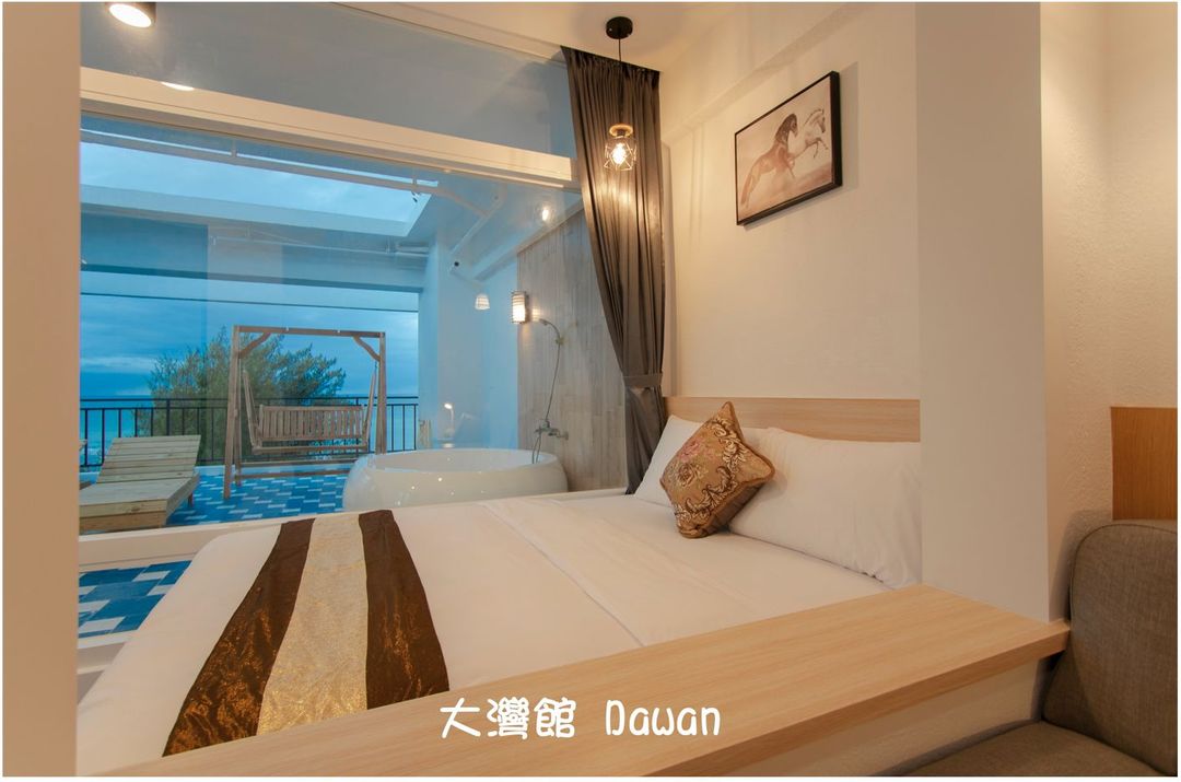 垦丁旅店-大湾馆 l 近垦丁大街、绝美海景