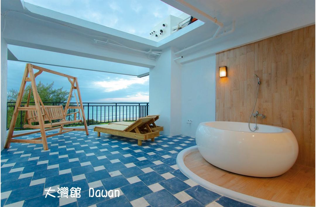 垦丁旅店-大湾馆 l 近垦丁大街、绝美海景