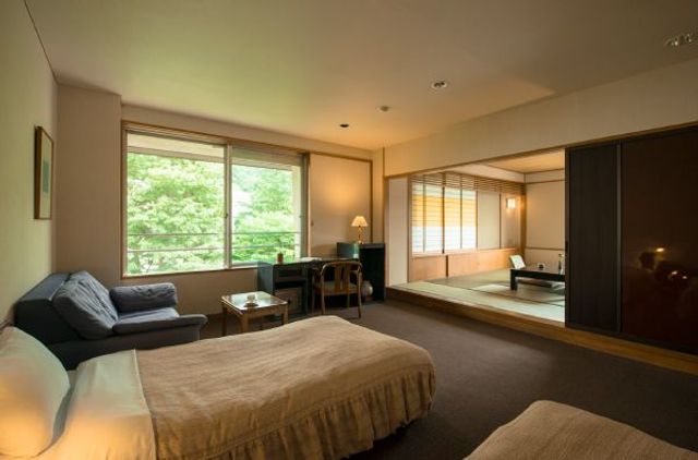 Zao Onsen Takamiya Hotel Lucent-Japanese Western Room, with 2 Beds-4