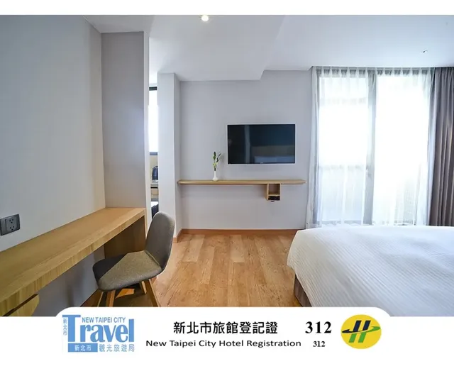 新北驛德世紀酒店 l 四星級、有窗房-驛德家庭房 (四人房)-4