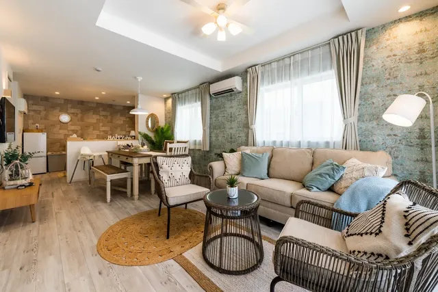 Makanalea Resort Okinawa 150㎡ Pension Large group of 16 people BBQ possible 2 minutes from convenience store-Popular, American village 8 minutes, convenience store 2 minutes-1