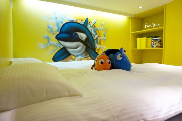 高雄FunBus溜滑梯親子民宿-徜徉海底房-4