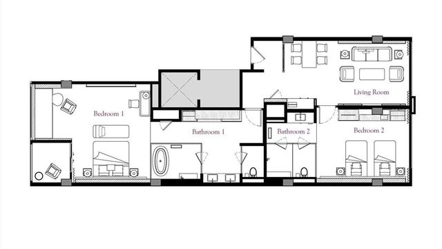 清邁 U 寧曼酒店 U Nimman Chiang Mai (SHA Plus+)-雙臥室家庭套房 (含早餐) (Two Bedroom Family Suite (Room with breakfast))-9