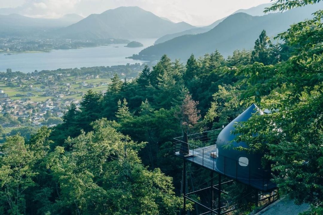 【豪華露營】TSUNAGARU CAMP RESORT QOONEL+｜河口淺間神社遙拜所 (天空的鳥居) 步行5分