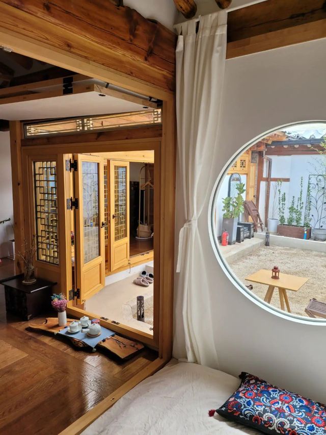 MODA 韓屋｜5分鐘到漢城大入口站 近駱山公園/梨花洞壁畫村 大學路-韓屋雙人房-3