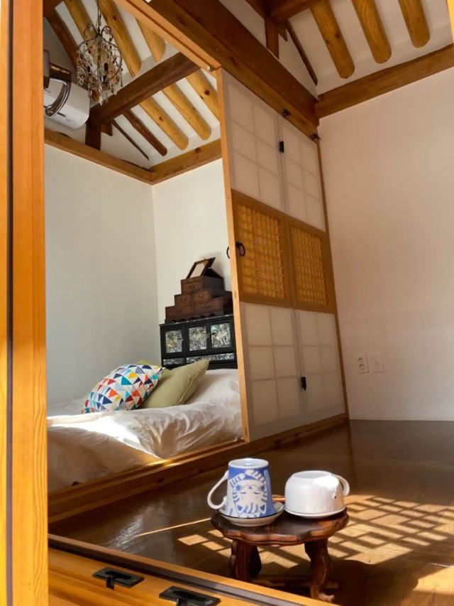 MODA 韓屋｜5分鐘到漢城大入口站 近駱山公園/梨花洞壁畫村 大學路-韓屋雙人房-2