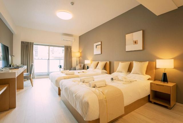 Tanimachi-kun HOTEL Ebisucho 72-Standard Twin room-5