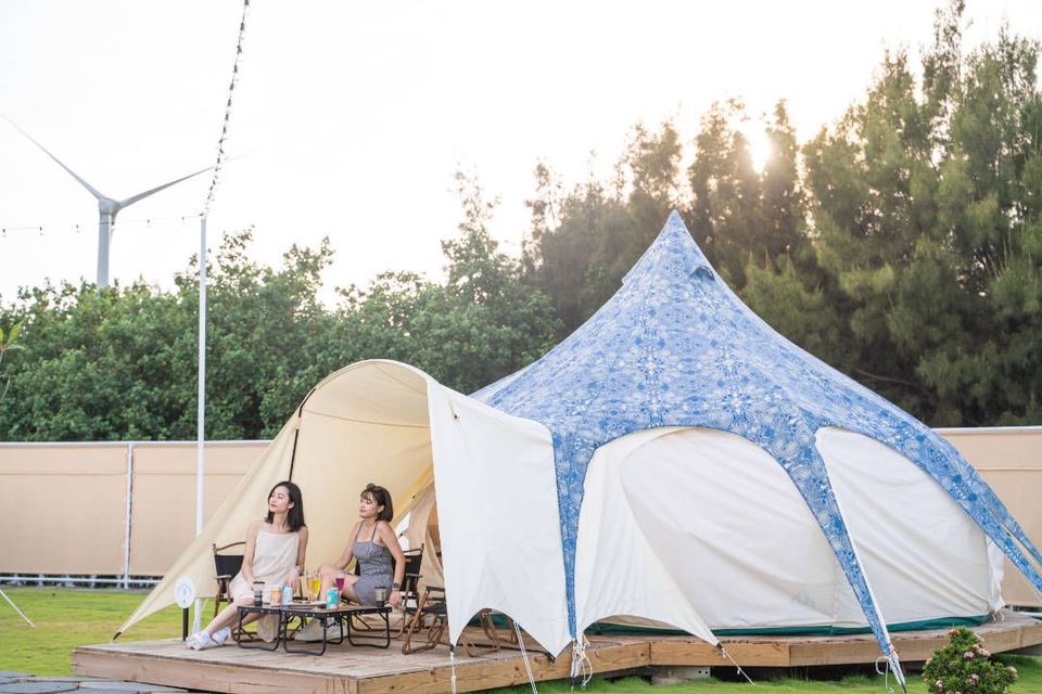 蟬說:夕陽漫漫|一泊二食,加碼送下午茶!-【豪華露營】螃蟹區|5米水滴帳-1