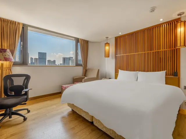 承攜行旅台北八德｜鄰近饒河夜市-景觀雙人客房(市景)-1