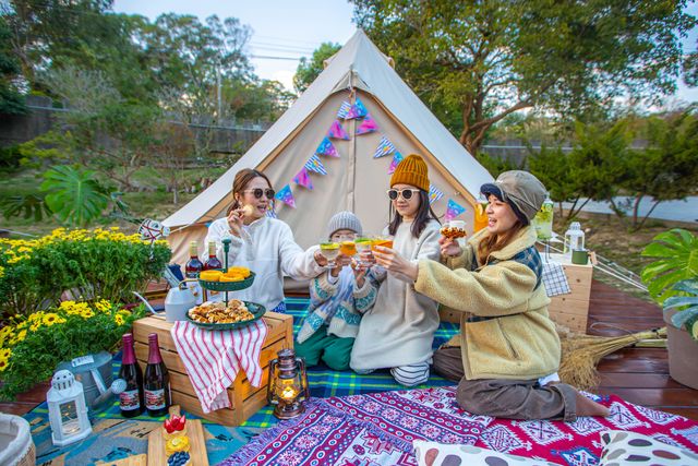 只今漫漫 里山露營｜一泊二食、露營烤肉趣好評優惠持續-【豪華露營】A區 漫悠悠｜神殿帳-8