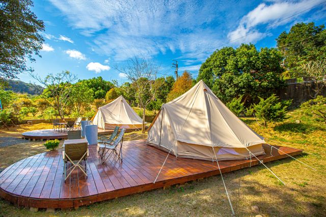 只今漫漫 里山露營｜一泊二食、露營烤肉趣好評優惠持續-【豪華露營】A區 漫悠悠｜神殿帳-1