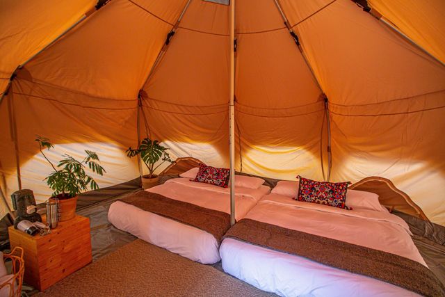 只今漫漫 里山露營｜一泊二食、露營烤肉趣好評優惠持續-【豪華露營】E區 漫香香｜蓮花帳-3