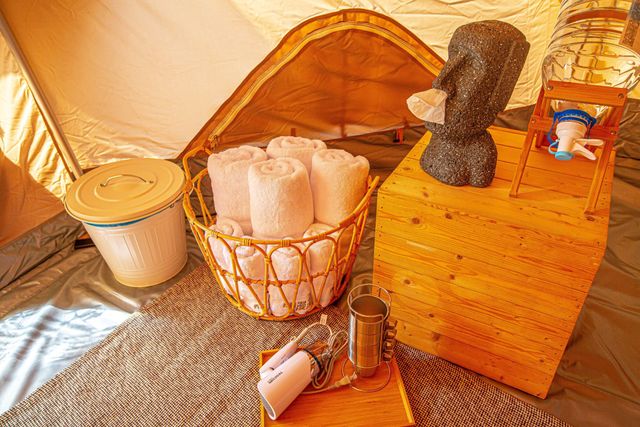 只今漫漫 里山露營｜一泊二食、露營烤肉趣好評優惠持續-【豪華露營】E區 漫香香｜蓮花帳-5