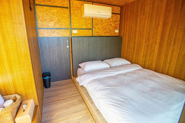 只今漫漫 里山露營｜一泊二食、露營烤肉趣好評優惠持續-【露營車】C區 漫淙淙｜時尚木屋露營車-5