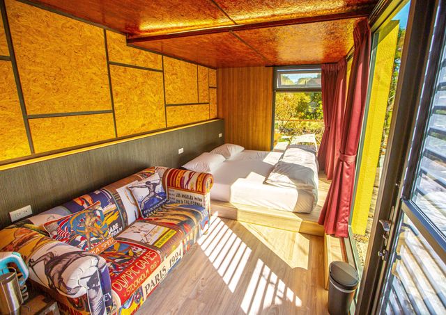 只今漫漫 里山露營｜一泊二食、露營烤肉趣好評優惠持續-【露營車】C區 漫淙淙｜時尚木屋露營車-3