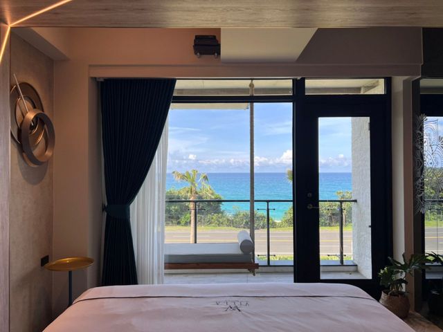 墾丁砂島W-VILLA海景渡假會館-203陽台鞦韆海景雙人房-1