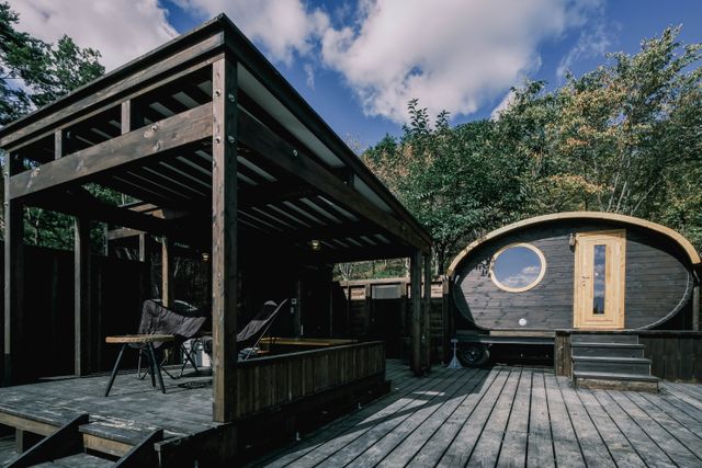 【豪華露營】TSUNAGARU CAMP RESORT QOONEL+｜河口淺間神社遙拜所 (天空的鳥居) 步行5分-NEL HOUSE: 雙人房【不挑房】-8