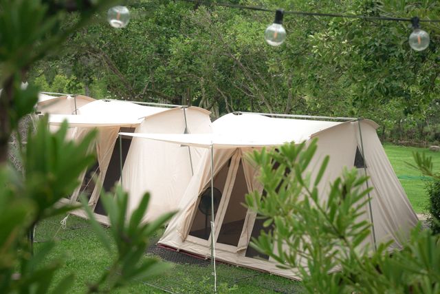 斷橋部落 • 輕奢露營｜獨家5折起！交通便利、贈豪華烤肉晚餐-【懶人露營】雙人春日帳-6