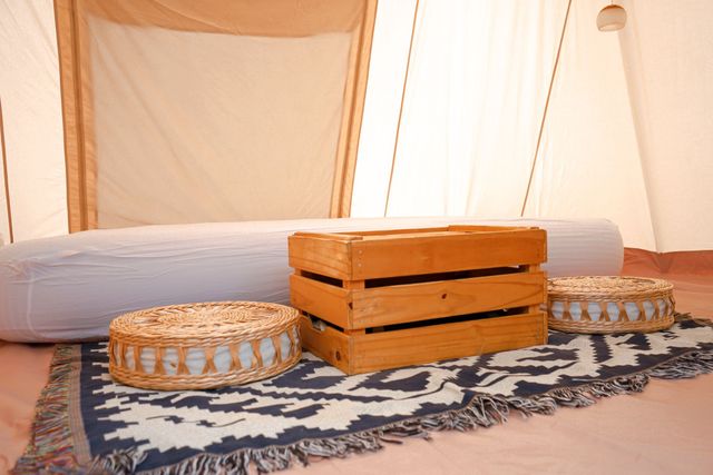 斷橋部落 • 輕奢露營｜獨家5折起！交通便利、贈豪華烤肉晚餐-【懶人露營】雙人春日帳-3