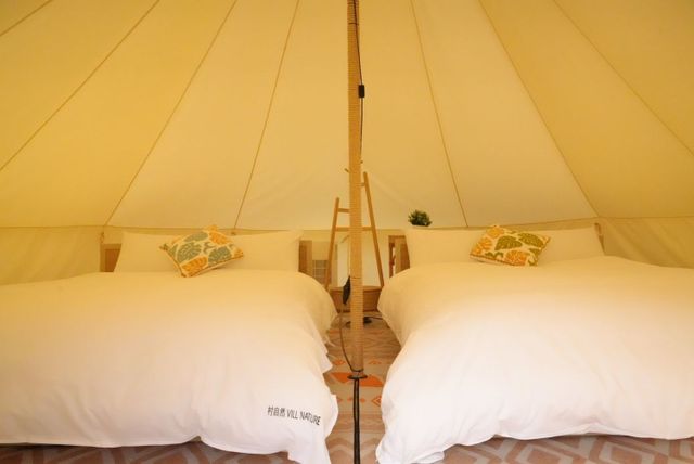 村自然 VillNature Glamping｜一泊二食近日月潭、附冷氣-【懶人露營】豪華懶人帳篷-2