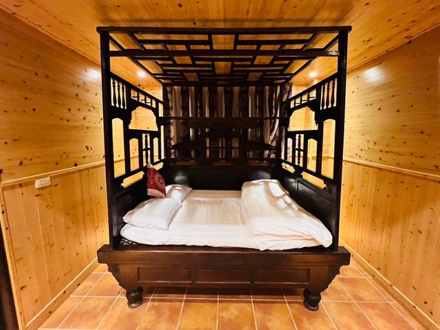 847 露營區-【露營屋】室內營位檜木－古代床體驗屋-3