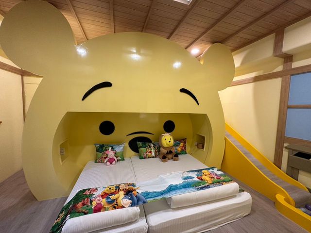 Children's Fun Family Homestay-Winnie the Pooh Quadruple Room-2