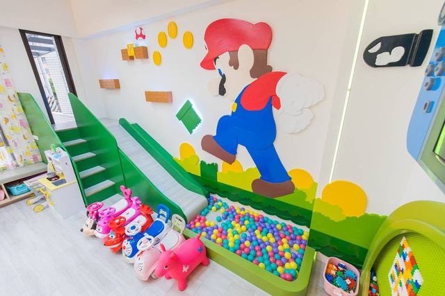 Children's Fun Family Homestay-Winnie the Pooh Quadruple Room-7