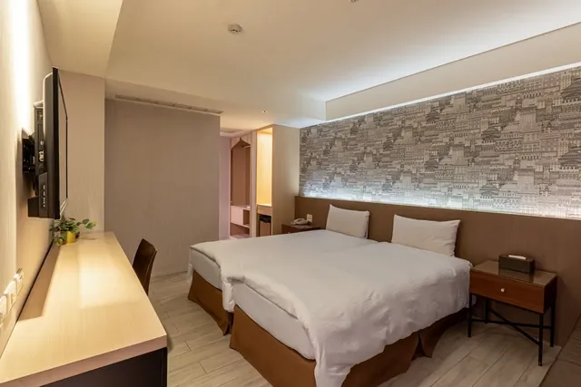 가이드 호텔 타이베이 푸싱 노스 Guide Hotel Taipei Fuxing North-Standard Twin Room without Window-2