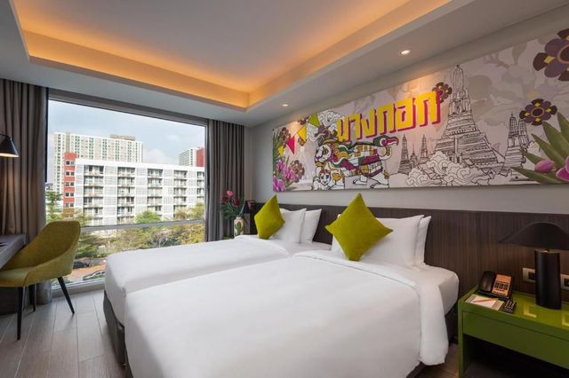弥泰雅拉玛九酒店 (Maitria Hotel Rama 9 Bangkok - A Chatrium Collection)-高級三人花園景觀房 (含早餐) (Superior Triple Garden View (Room with breakfast))-2