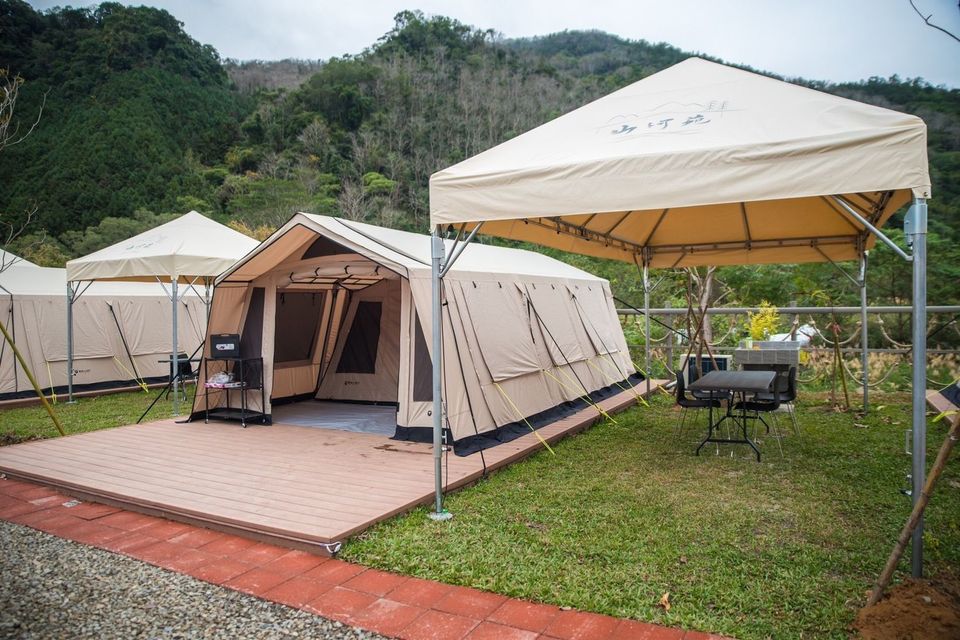 南庄山河苑露營區丨獨家85折起！遊獵帳、獨立衛浴、近南庄老街-【懶人露營】遊獵帳｜7MX4M-5