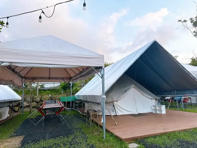 南庄山河源キャンプ場-【のんびりキャンプ】テンプルテント｜5MX5M-10