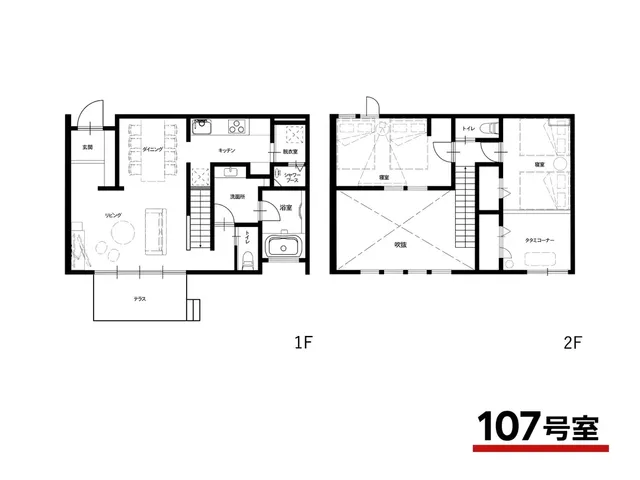 【107】間取り図　