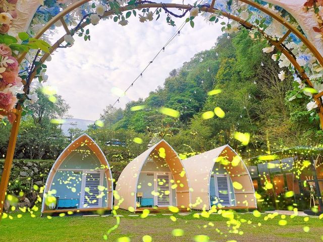山川密境露營區｜親子露營、山林戲水池、沙坑-E - 4人山嵐小屋(共3間)-1