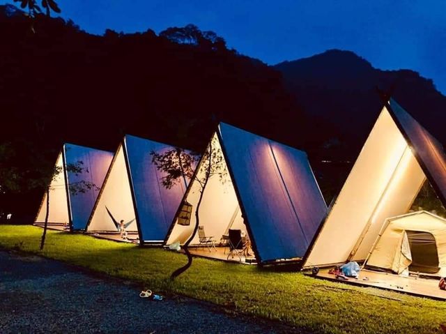 山川密境露營區｜親子露營、山林戲水池、沙坑-F - 雨棚區-2